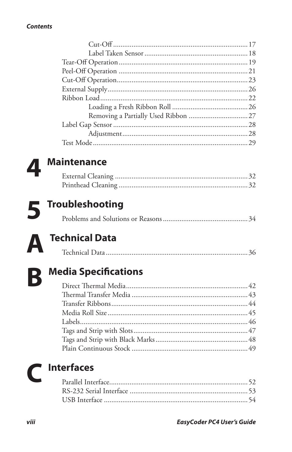 Genicom PC4 User Manual | Page 8 / 72