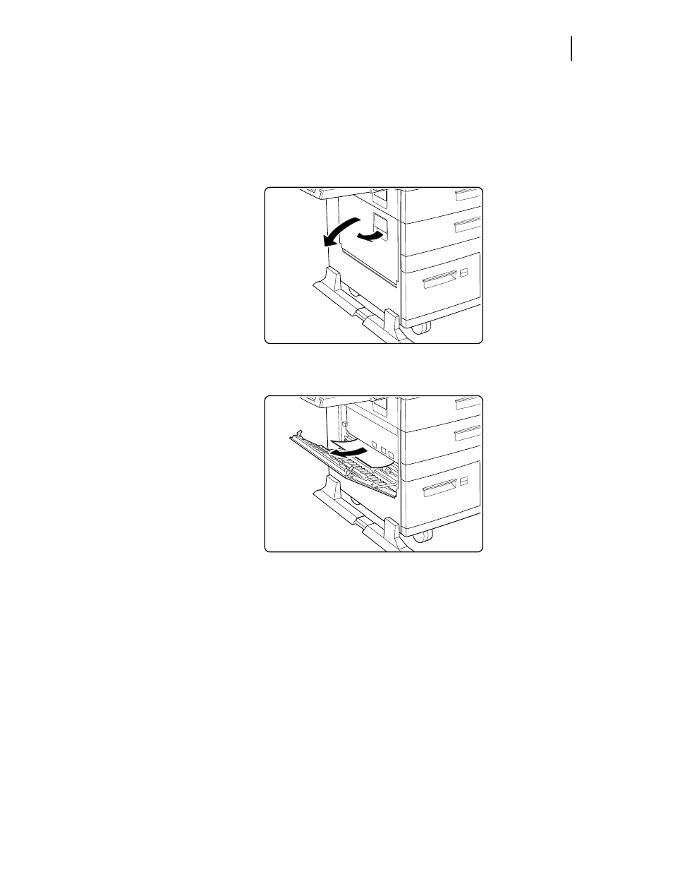 Clearing paper jams from area c | Genicom LN45 User Manual | Page 151 / 214