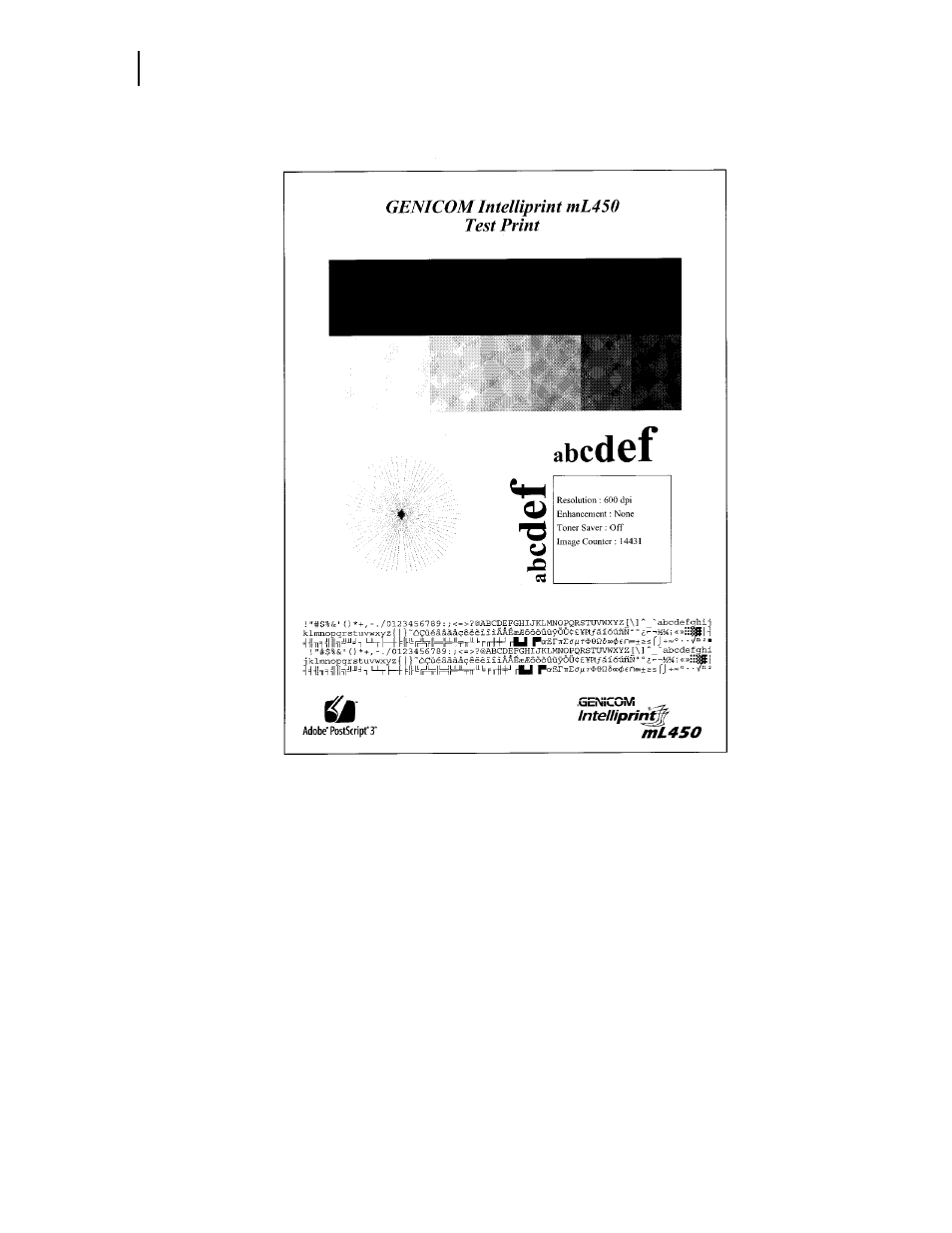 Printing pcl and postscript font lists | Genicom LN45 User Manual | Page 40 / 214