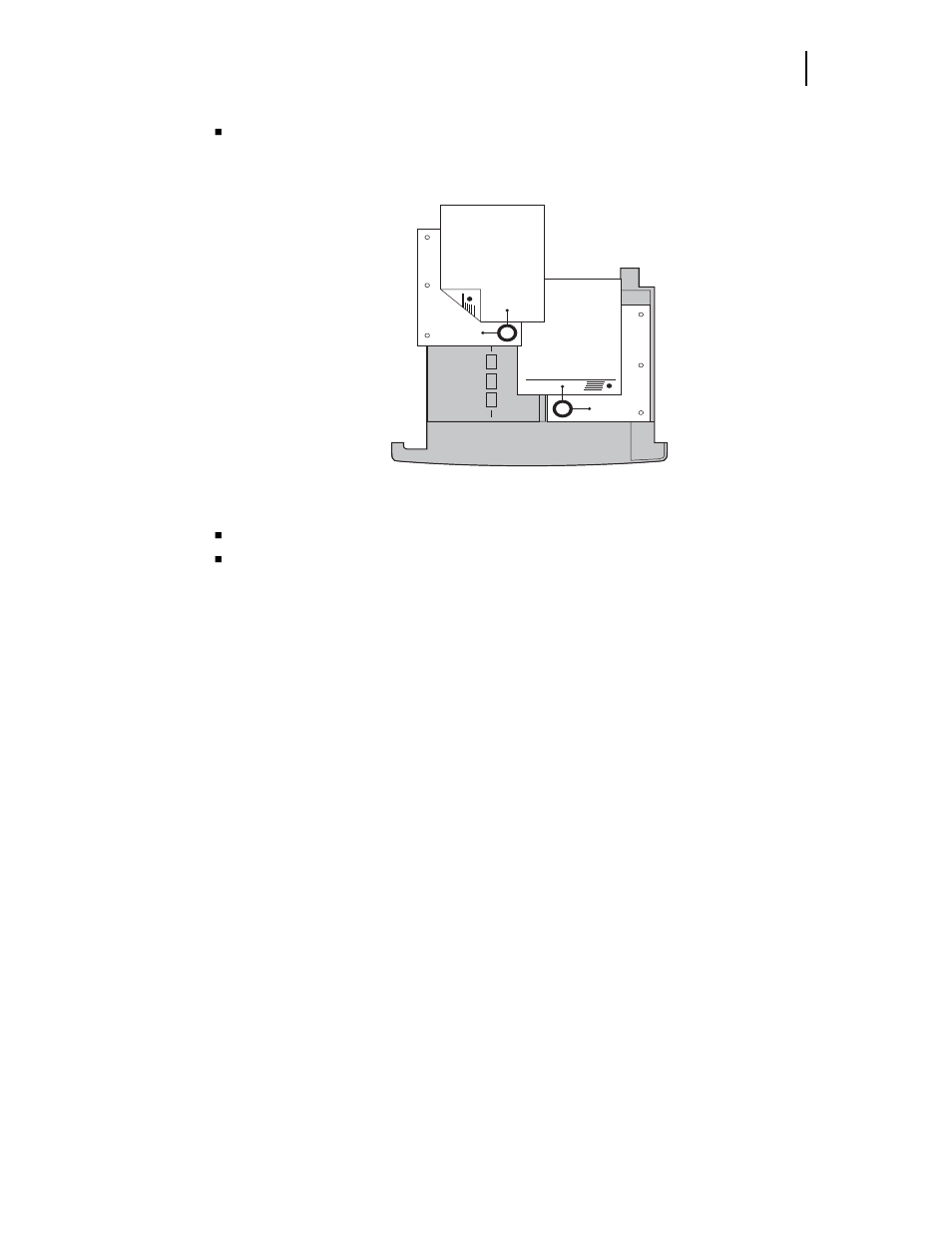Paper orientation in tray 5, Top view of long edge feeds | Genicom LN45 User Manual | Page 57 / 214