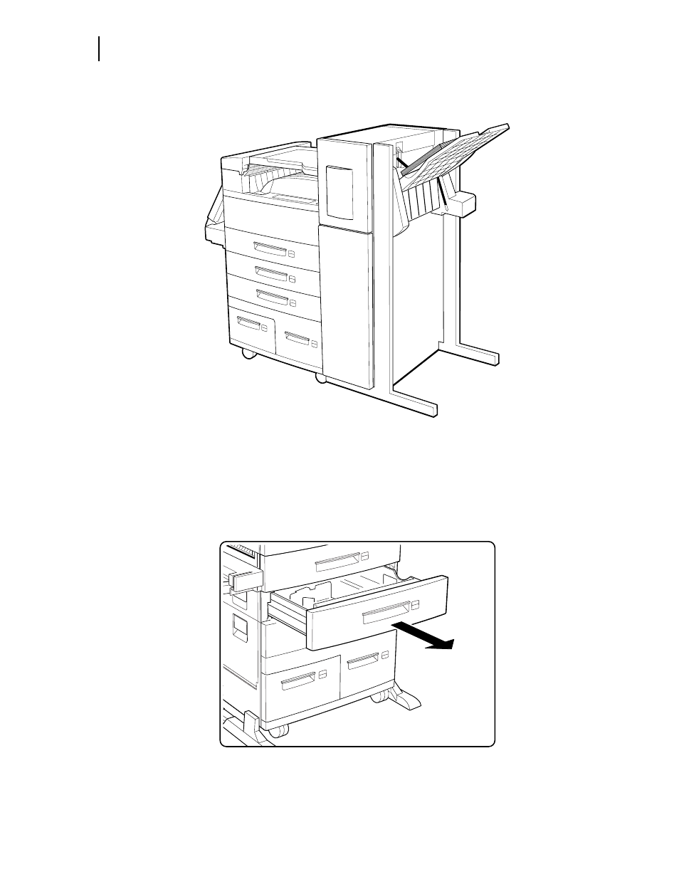 Finisher/stapler unit (option) | Genicom LN45 User Manual | Page 66 / 214