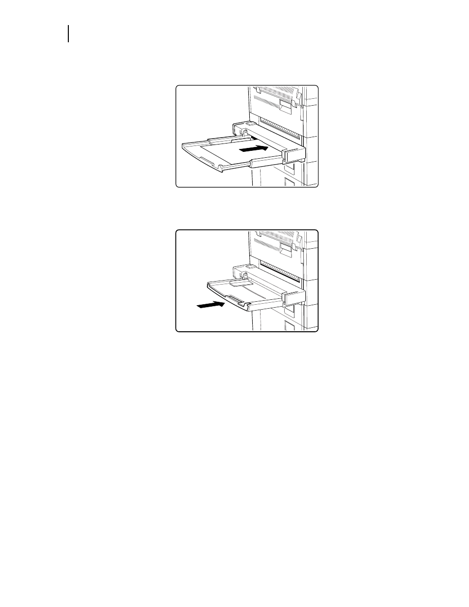 Adding paper to the hcf unit (2500-sheet) | Genicom LN45 User Manual | Page 72 / 214