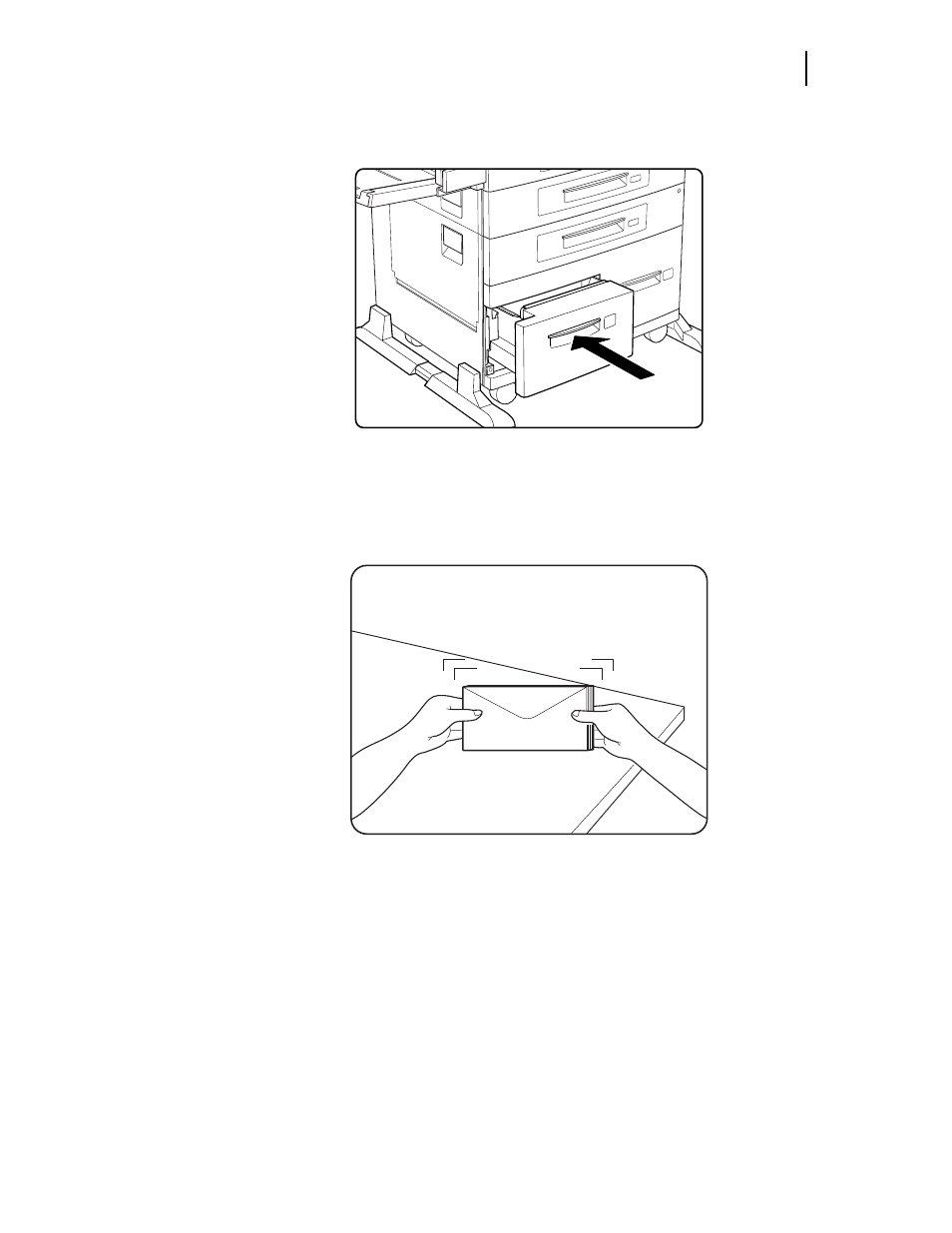 Loading envelopes into the envelope feeder | Genicom LN45 User Manual | Page 79 / 214