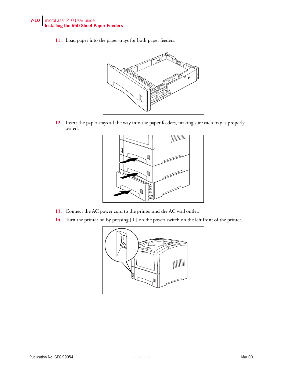 Genicom microLaser 210 User Manual | Page 138 / 212