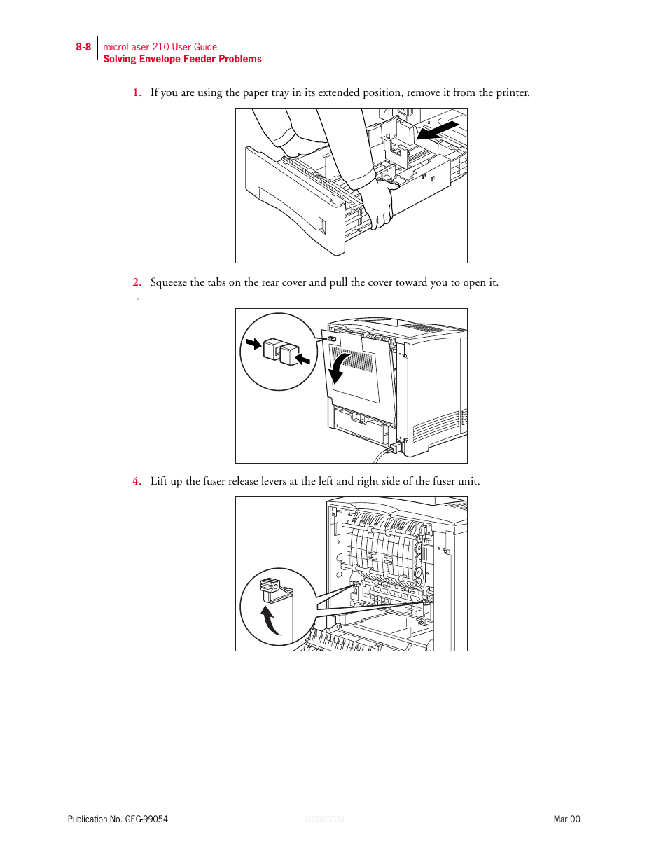 Genicom microLaser 210 User Manual | Page 166 / 212