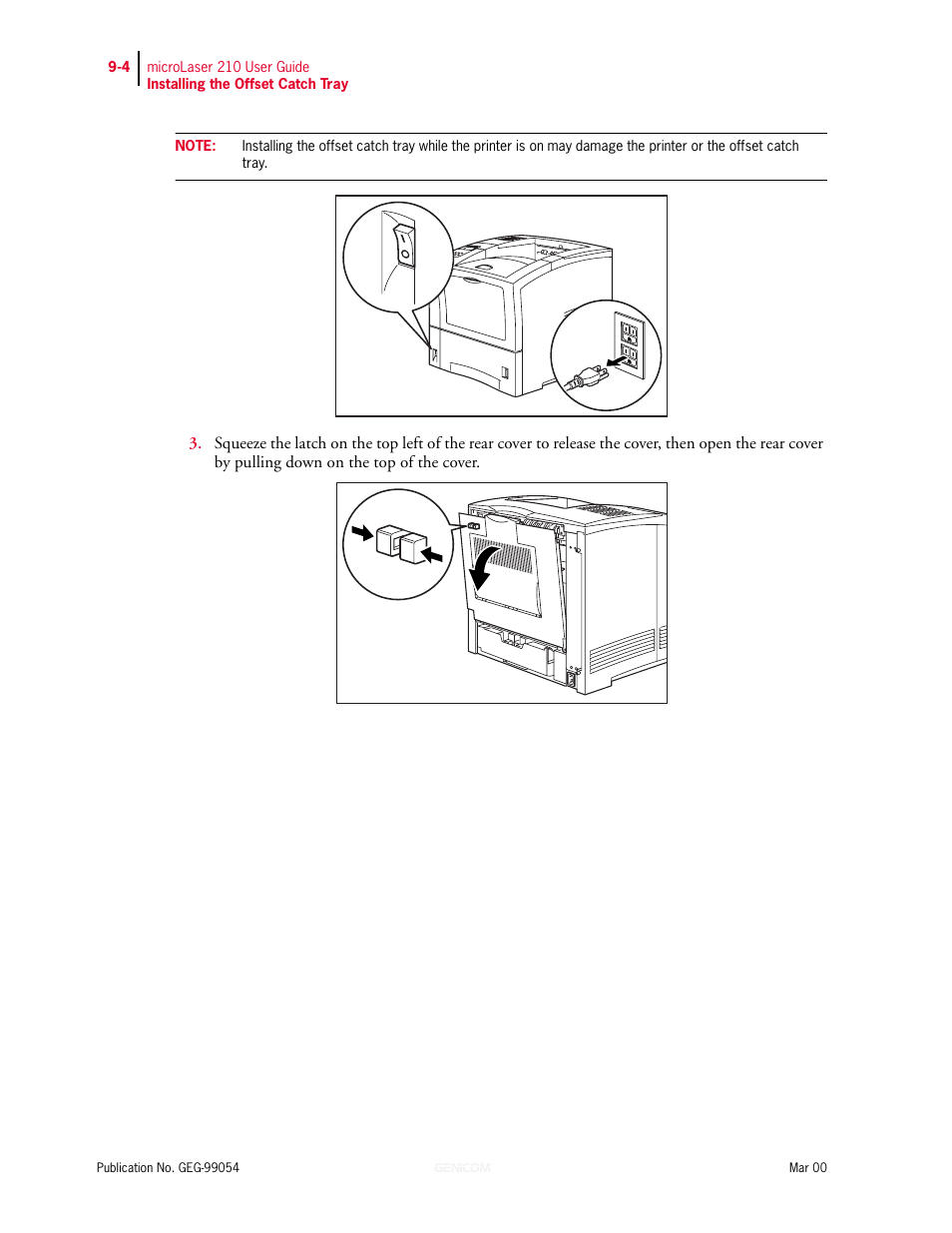 Genicom microLaser 210 User Manual | Page 176 / 212