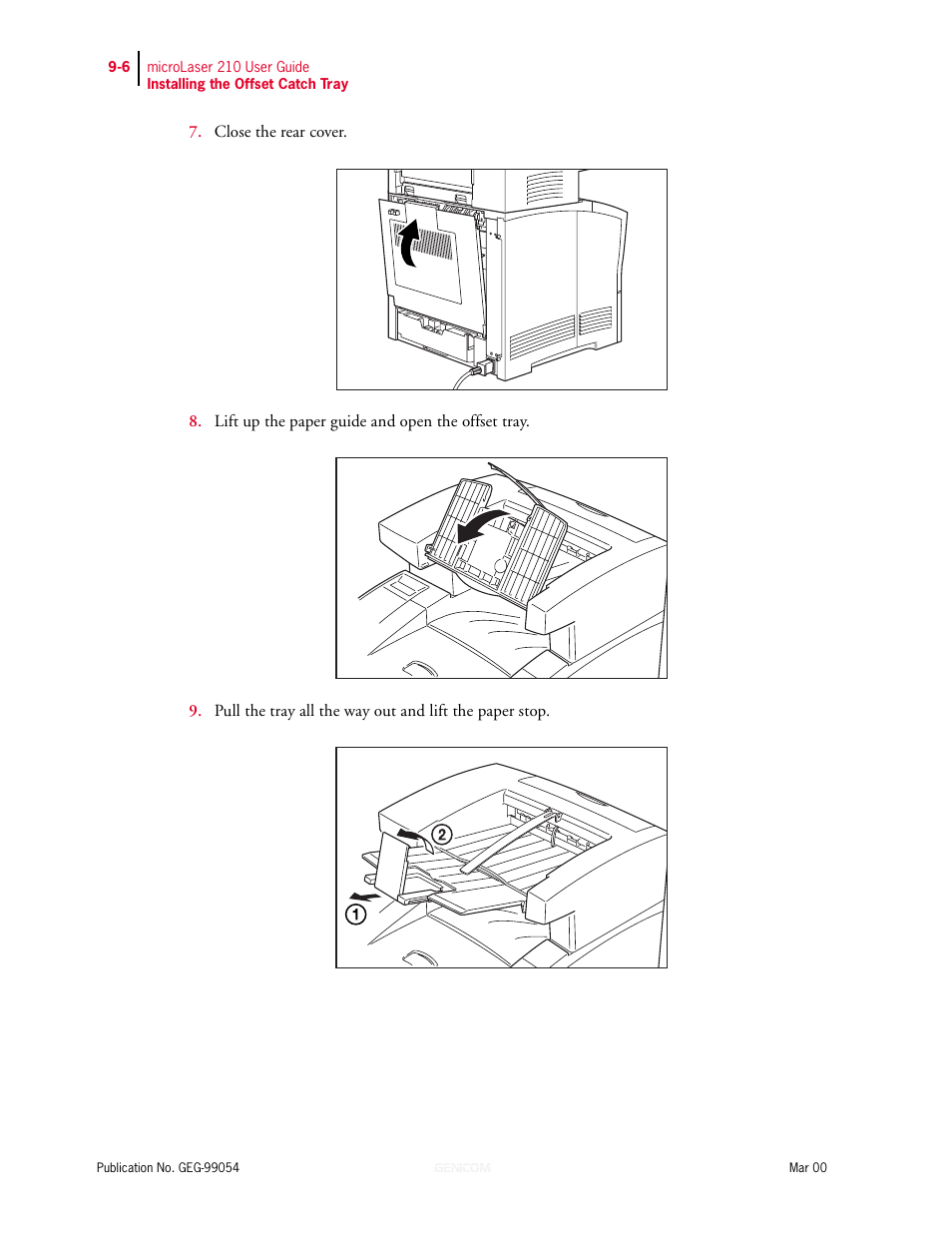 Genicom microLaser 210 User Manual | Page 178 / 212