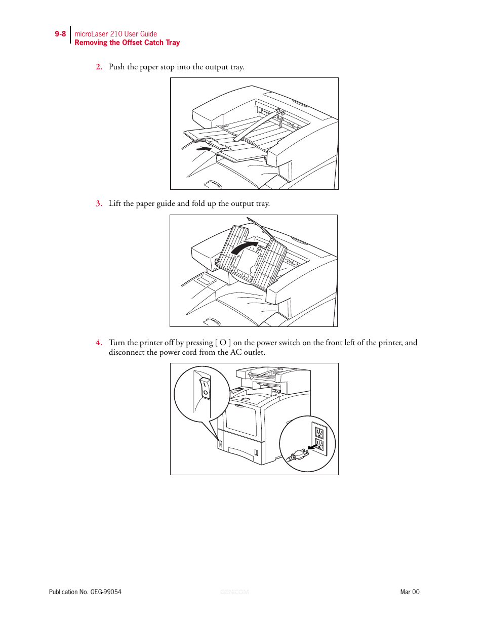 Genicom microLaser 210 User Manual | Page 180 / 212
