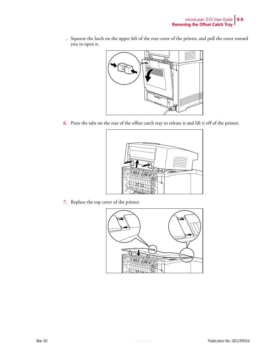 Genicom microLaser 210 User Manual | Page 181 / 212