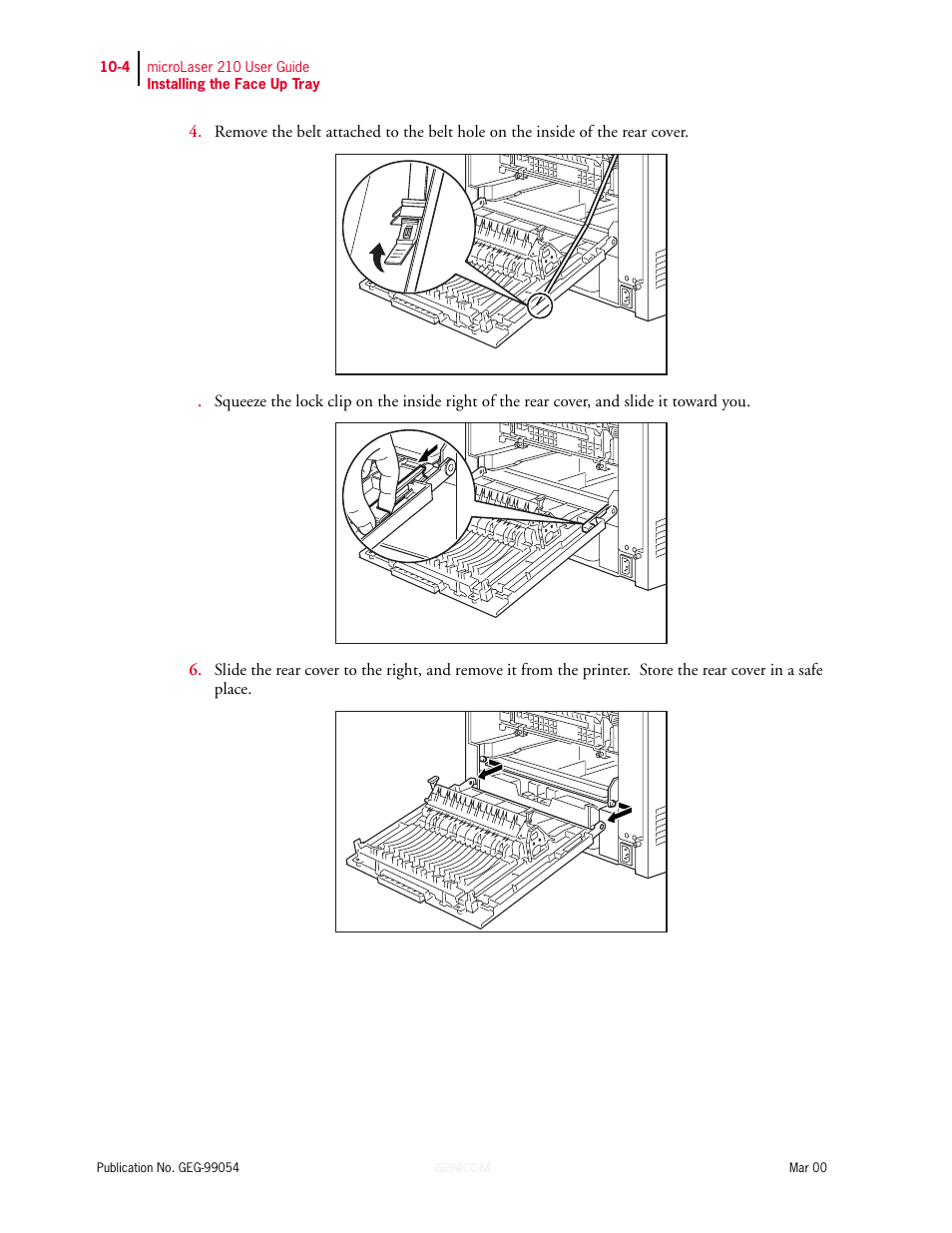 Genicom microLaser 210 User Manual | Page 194 / 212