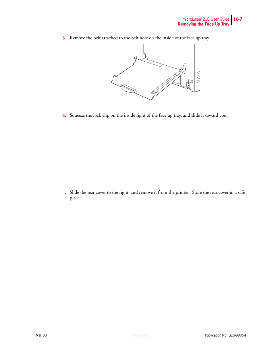 Genicom microLaser 210 User Manual | Page 197 / 212