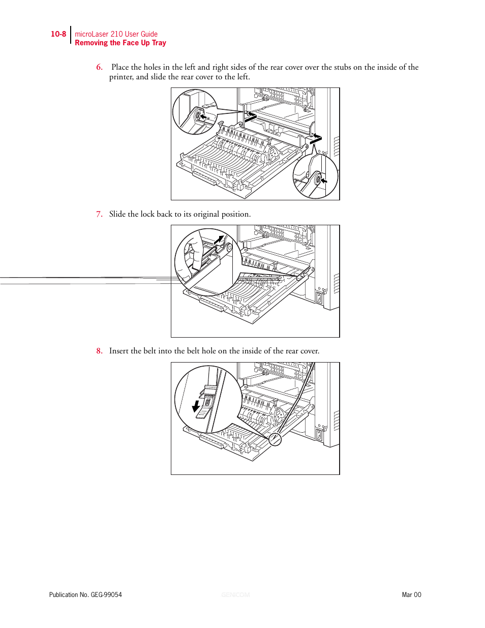 Genicom microLaser 210 User Manual | Page 198 / 212