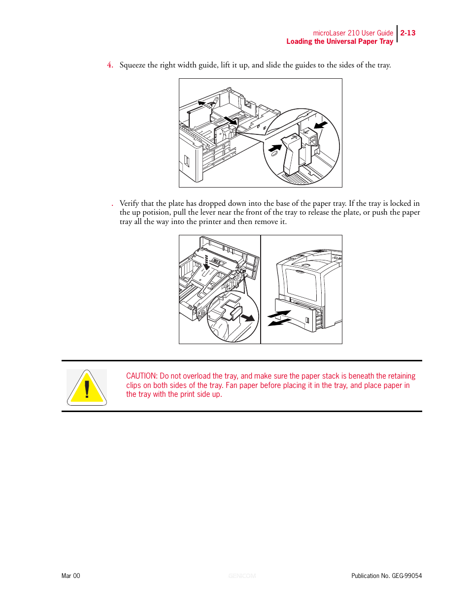 Genicom microLaser 210 User Manual | Page 39 / 212