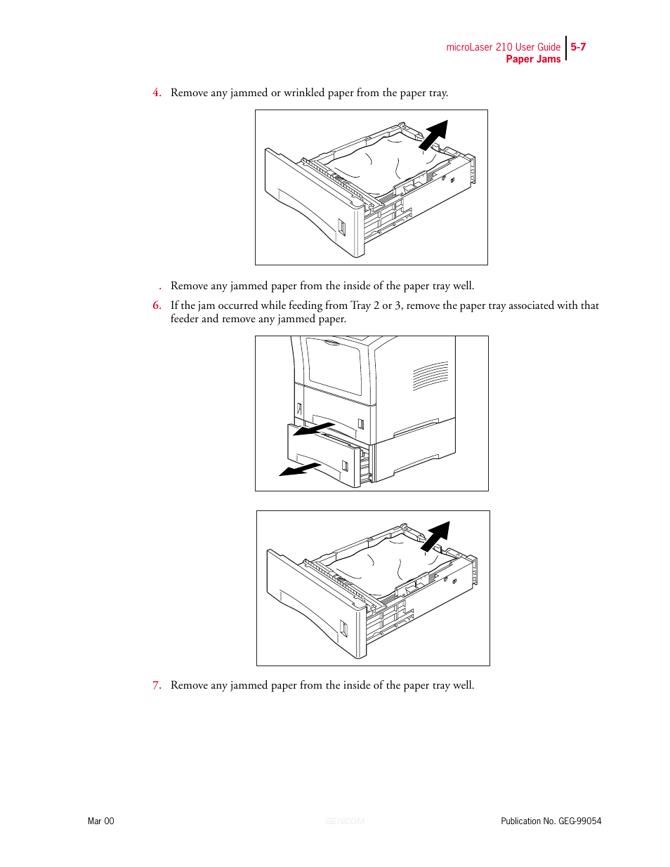 Genicom microLaser 210 User Manual | Page 91 / 212