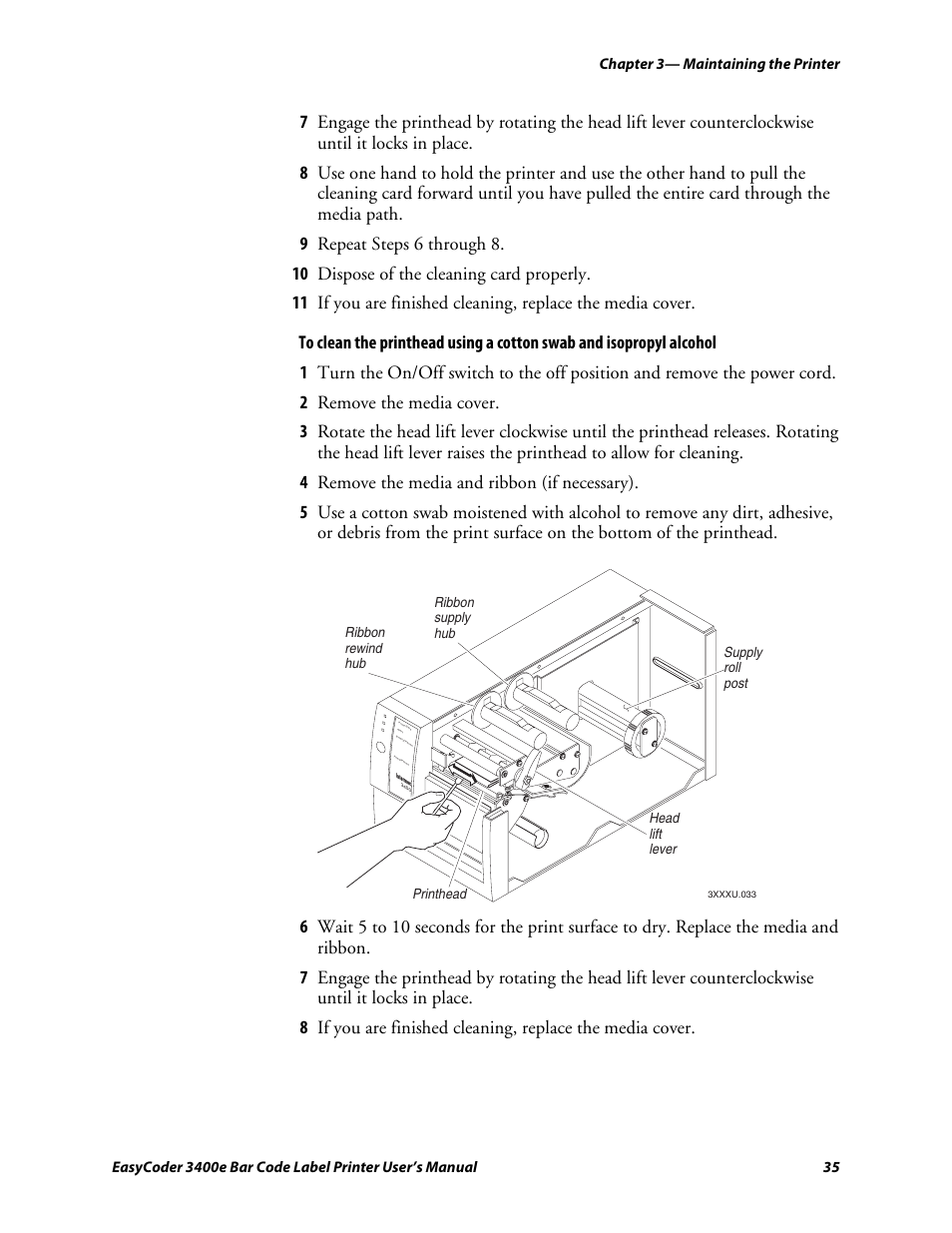C d 39 | Genicom EasyCoder 3400e User Manual | Page 47 / 126