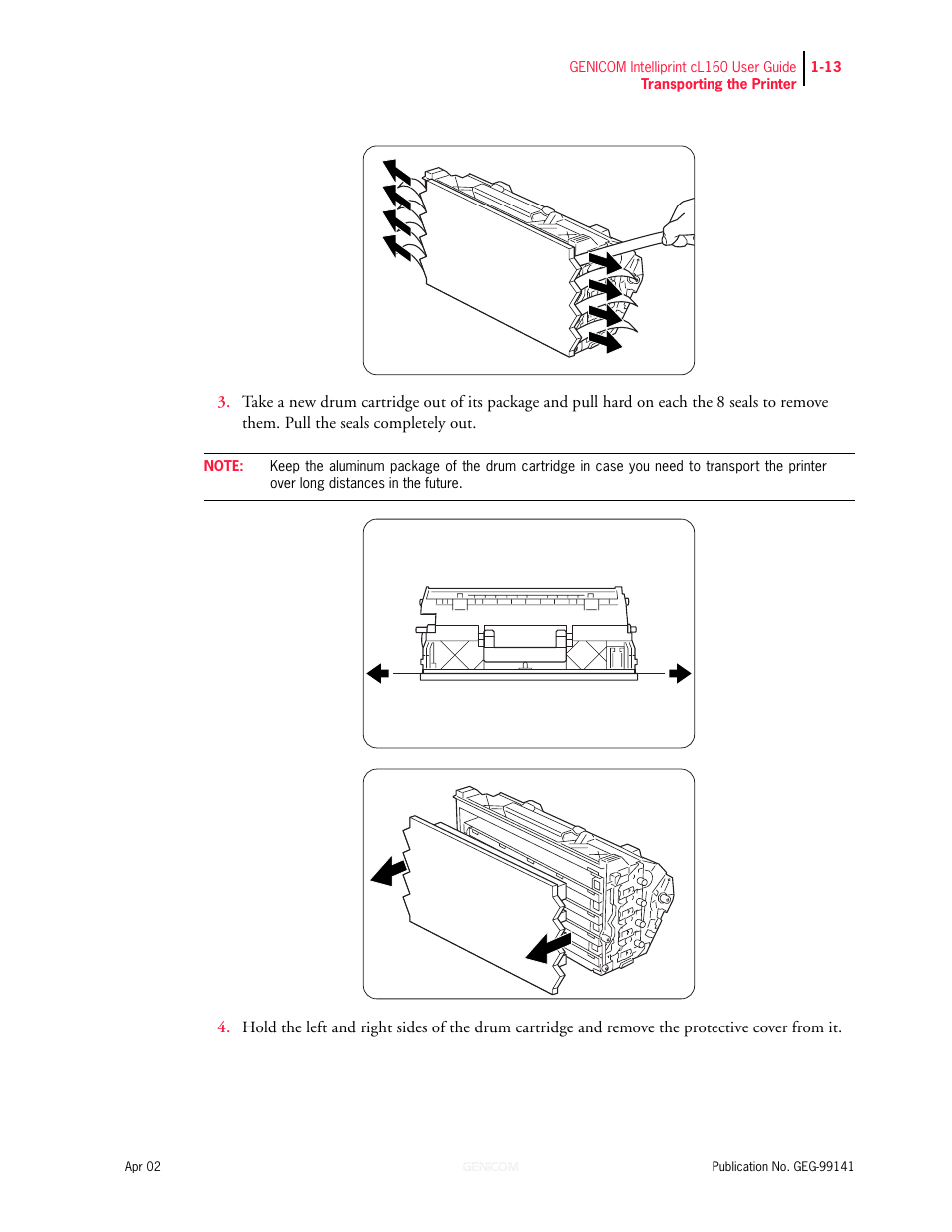 Genicom cL160 User Manual | Page 33 / 216