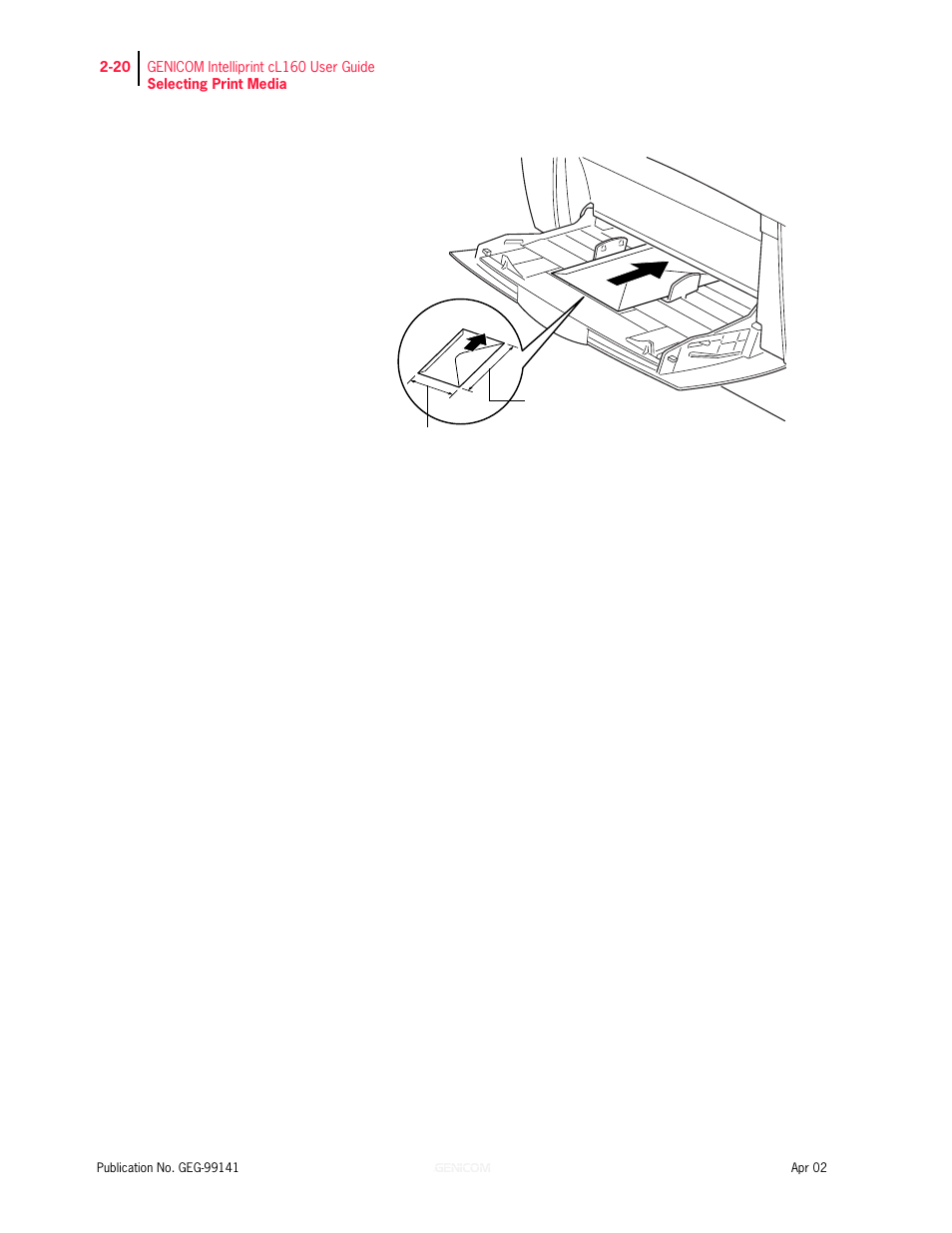 Genicom cL160 User Manual | Page 72 / 216