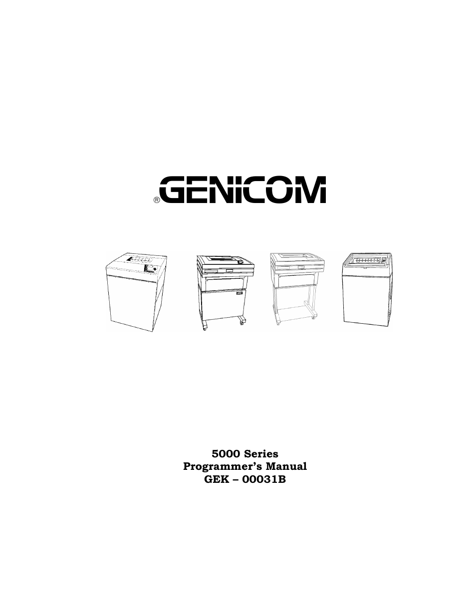 Genicom GEK 00031B User Manual | 314 pages