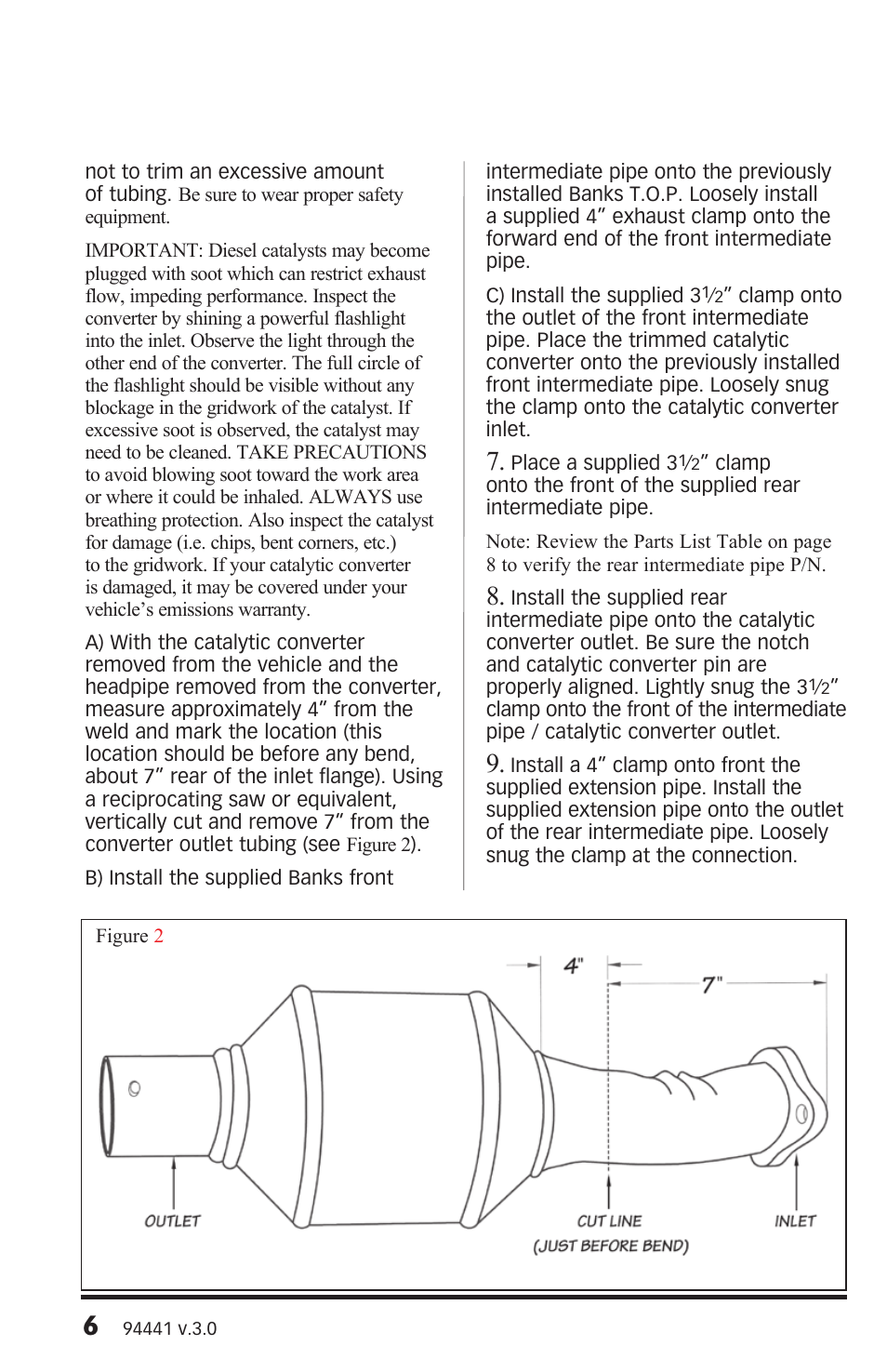 Gale BANKS MONSTER F450 User Manual | Page 6 / 12