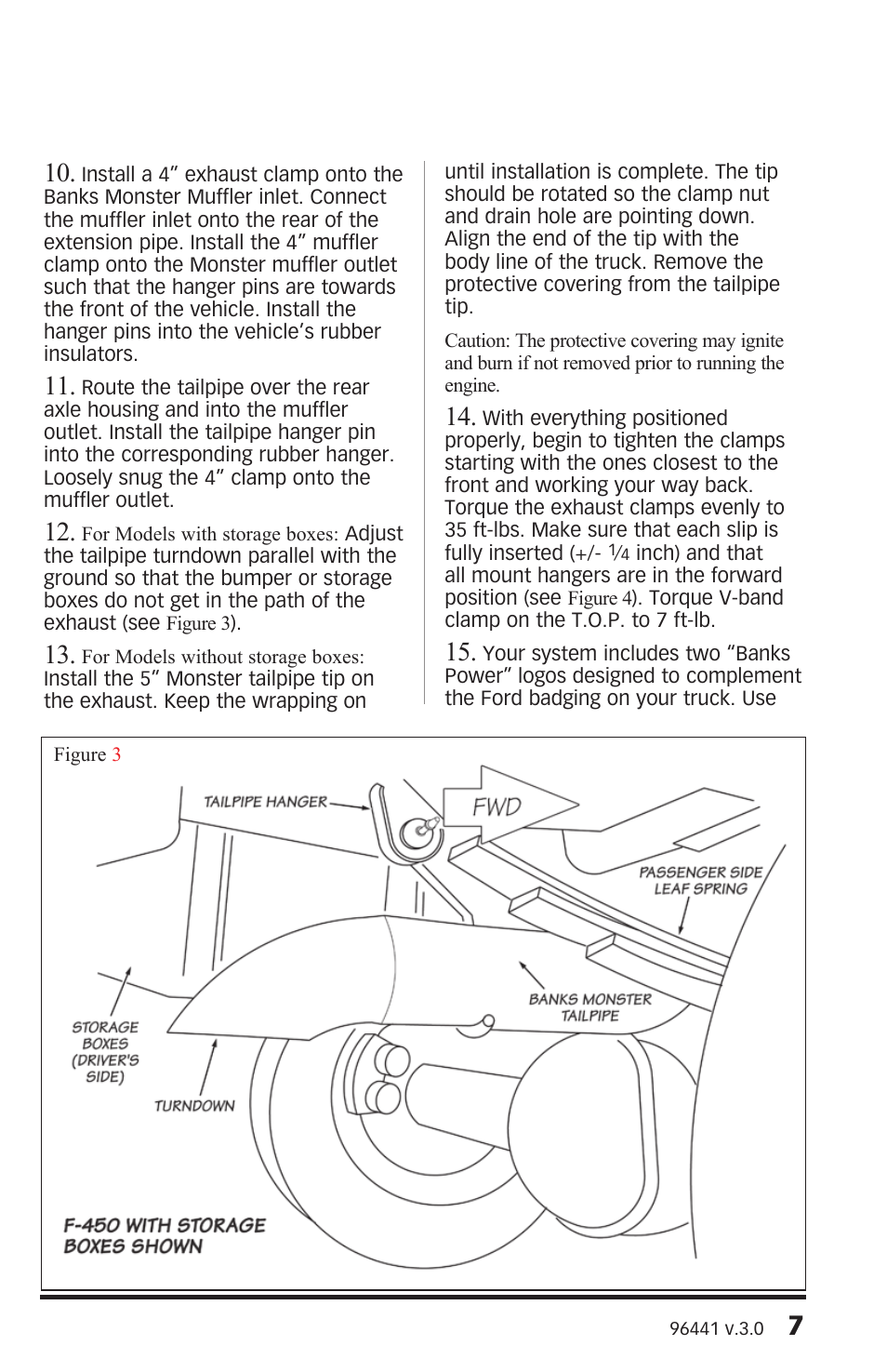 Gale BANKS MONSTER F450 User Manual | Page 7 / 12