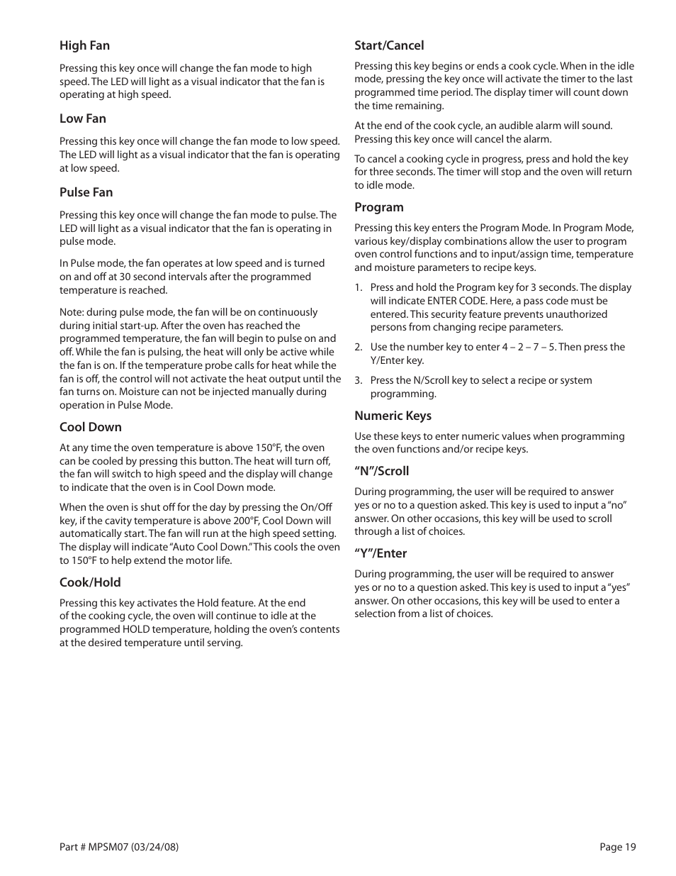 Garland MP-GD-10-S User Manual | Page 19 / 80