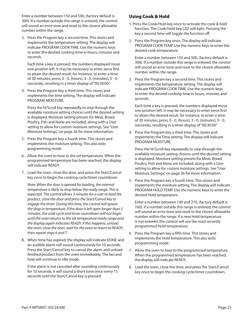 Garland MP-GD-10-S User Manual | Page 21 / 80