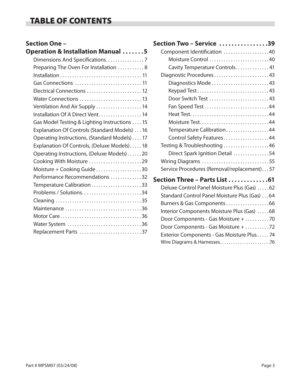 Garland MP-GD-10-S User Manual | Page 3 / 80