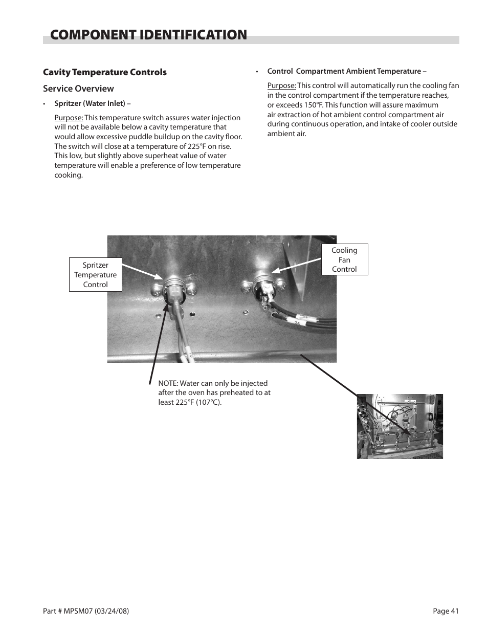 Component identification | Garland MP-GD-10-S User Manual | Page 41 / 80