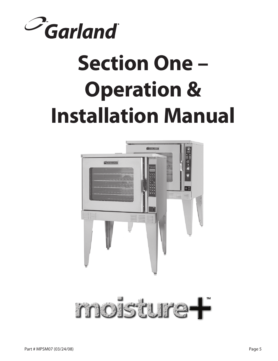 Garland MP-GD-10-S User Manual | Page 5 / 80