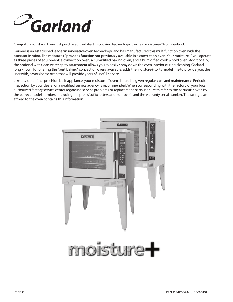 Garland MP-GD-10-S User Manual | Page 6 / 80