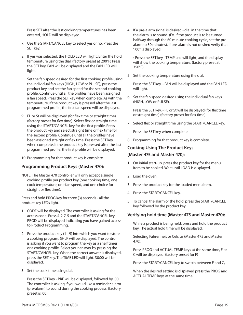 Garland 200 User Manual | Page 19 / 124