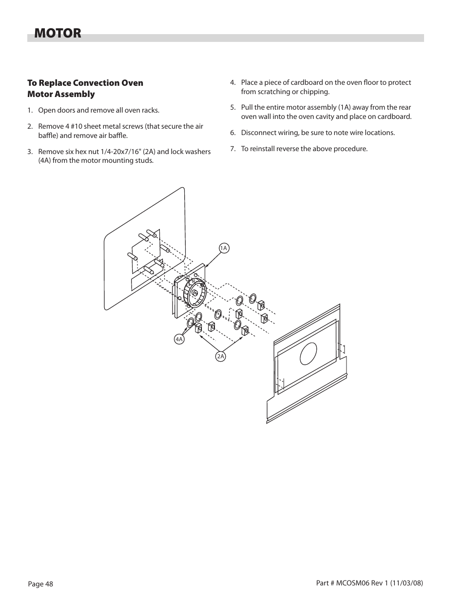 Motor | Garland 200 User Manual | Page 48 / 124