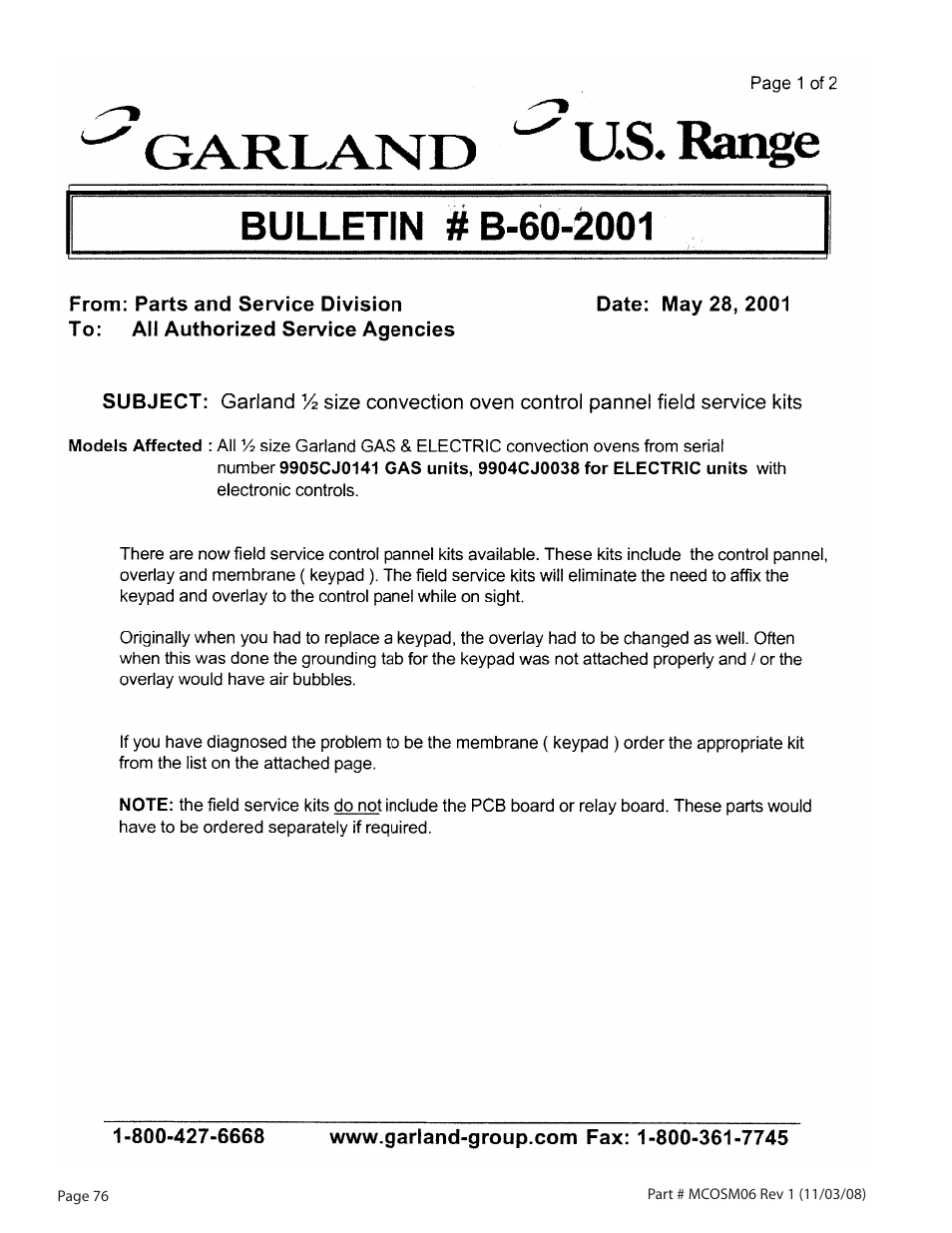 Garland 200 User Manual | Page 76 / 124