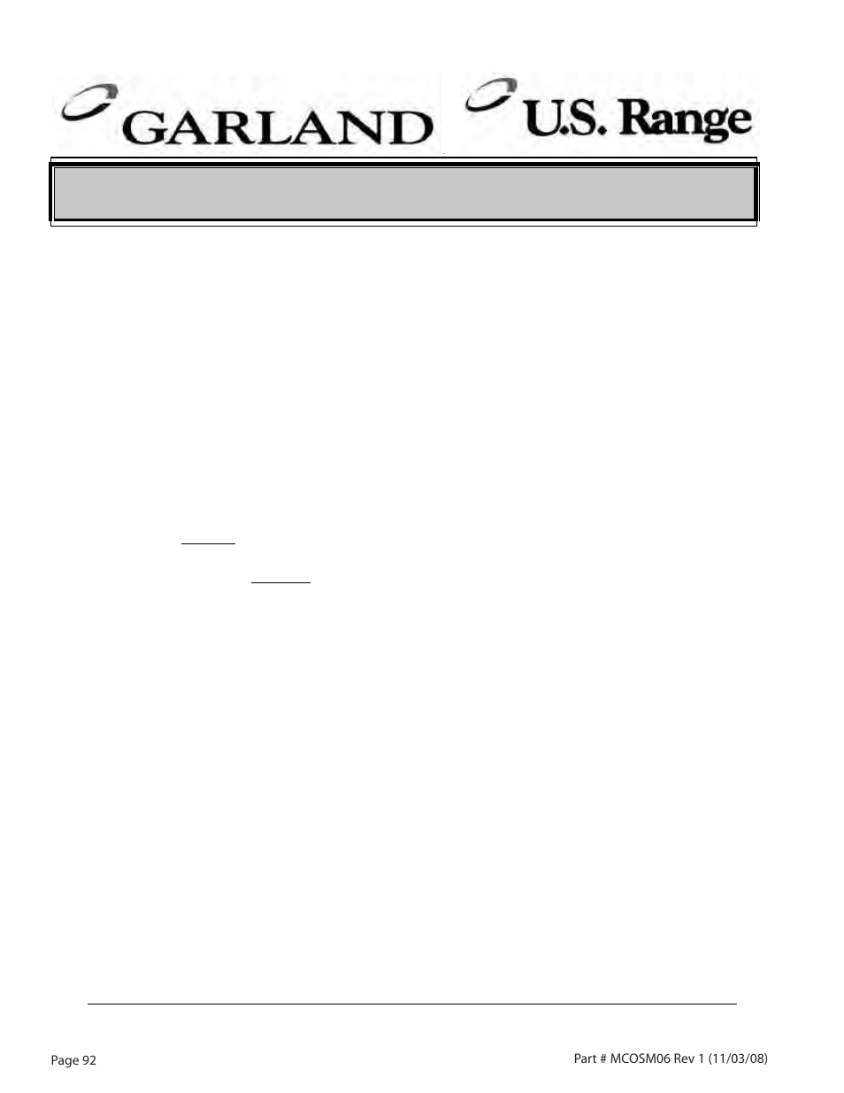 Garland 200 User Manual | Page 92 / 124