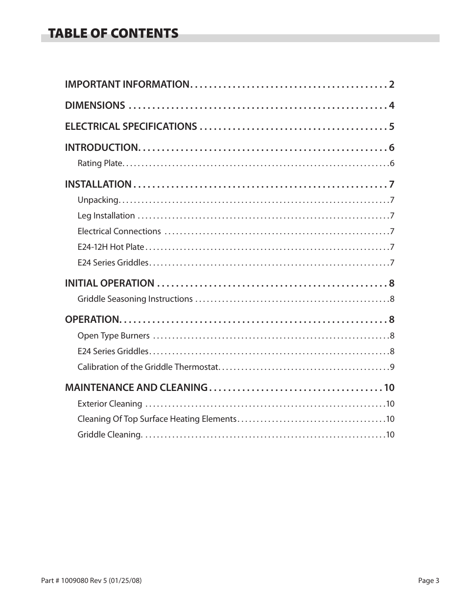 Garland E24-72G User Manual | Page 3 / 12