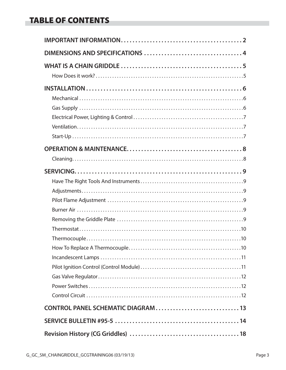 Garland CG-72 User Manual | Page 3 / 20