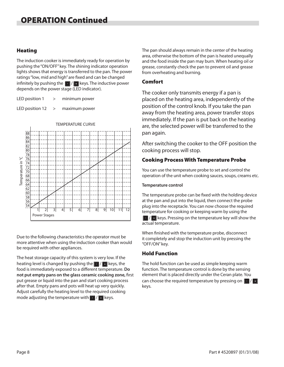 Operation continued | Garland GMIU5.5 User Manual | Page 8 / 16