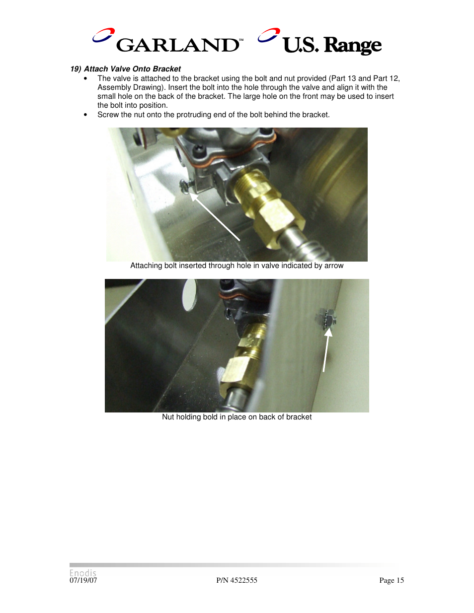 Garland H280 User Manual | Page 15 / 17