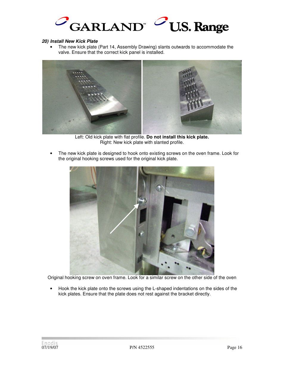 Garland H280 User Manual | Page 16 / 17