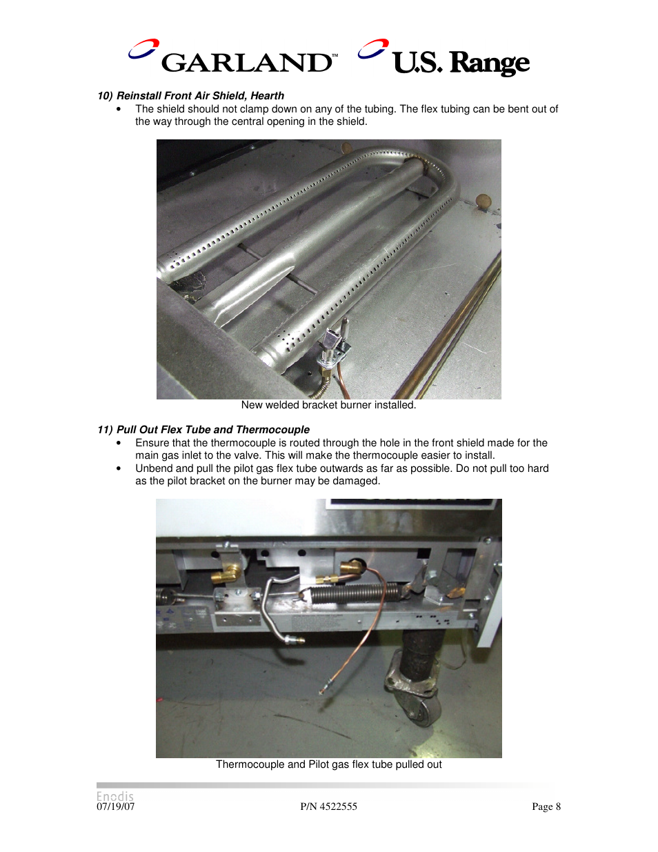 Garland H280 User Manual | Page 8 / 17