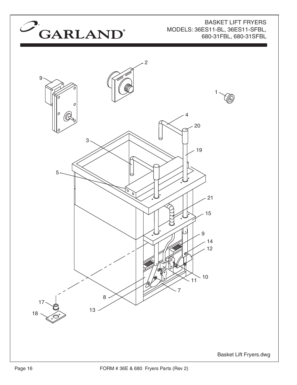 Garland 36E User Manual | Page 16 / 20