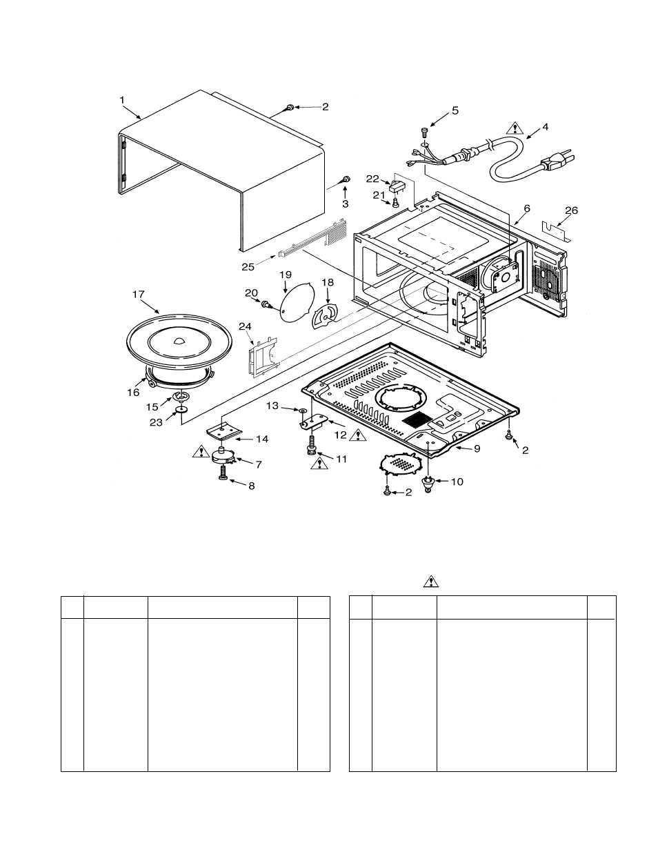 Exploded view and parts list | Garland EM-S85 User Manual | Page 13 / 16