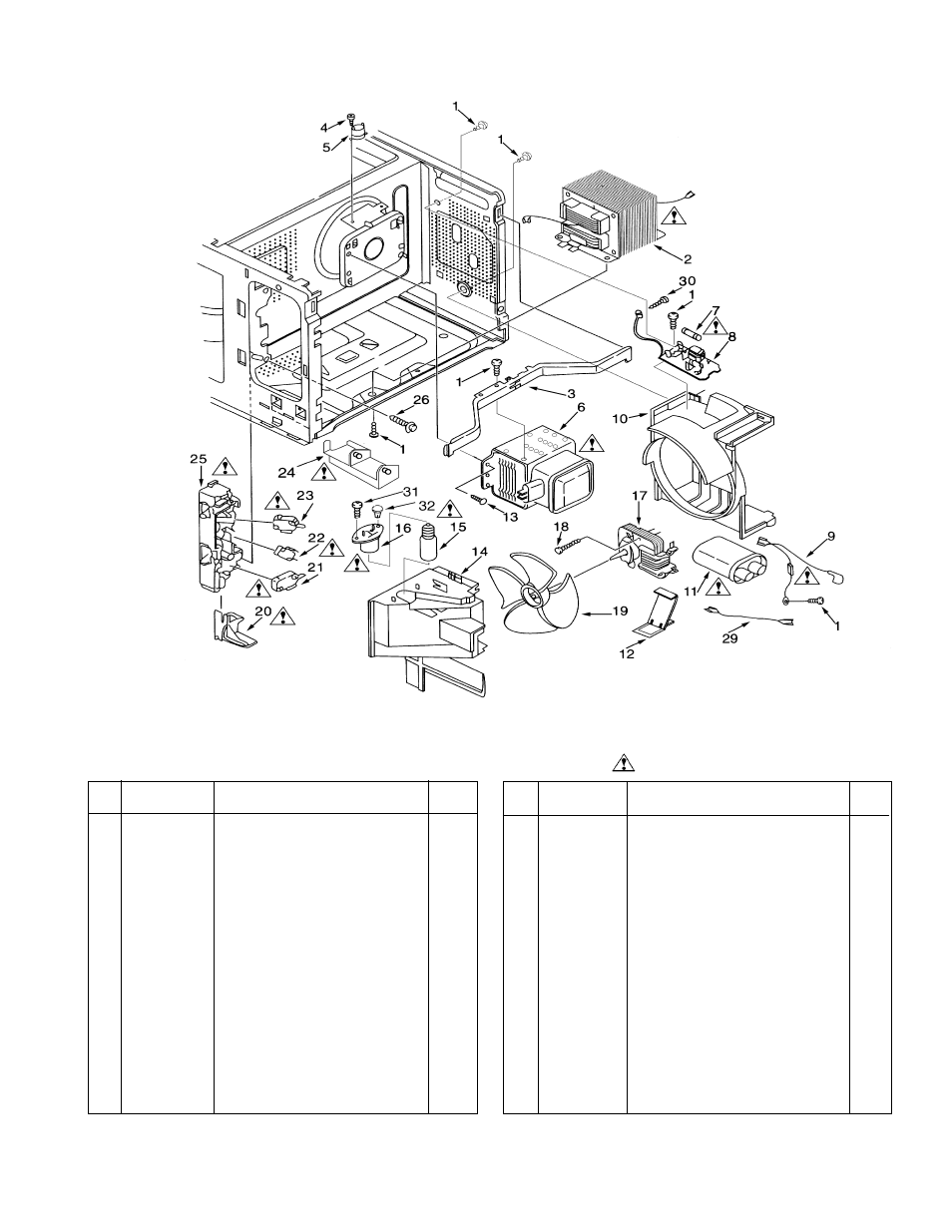Switches and microwave parts | Garland EM-S85 User Manual | Page 14 / 16