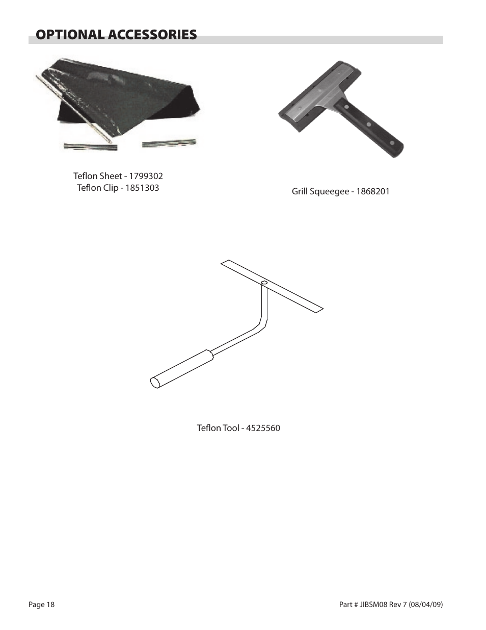 Optional accessories | Garland JACK IN THE BOX XG36-JIB User Manual | Page 18 / 88