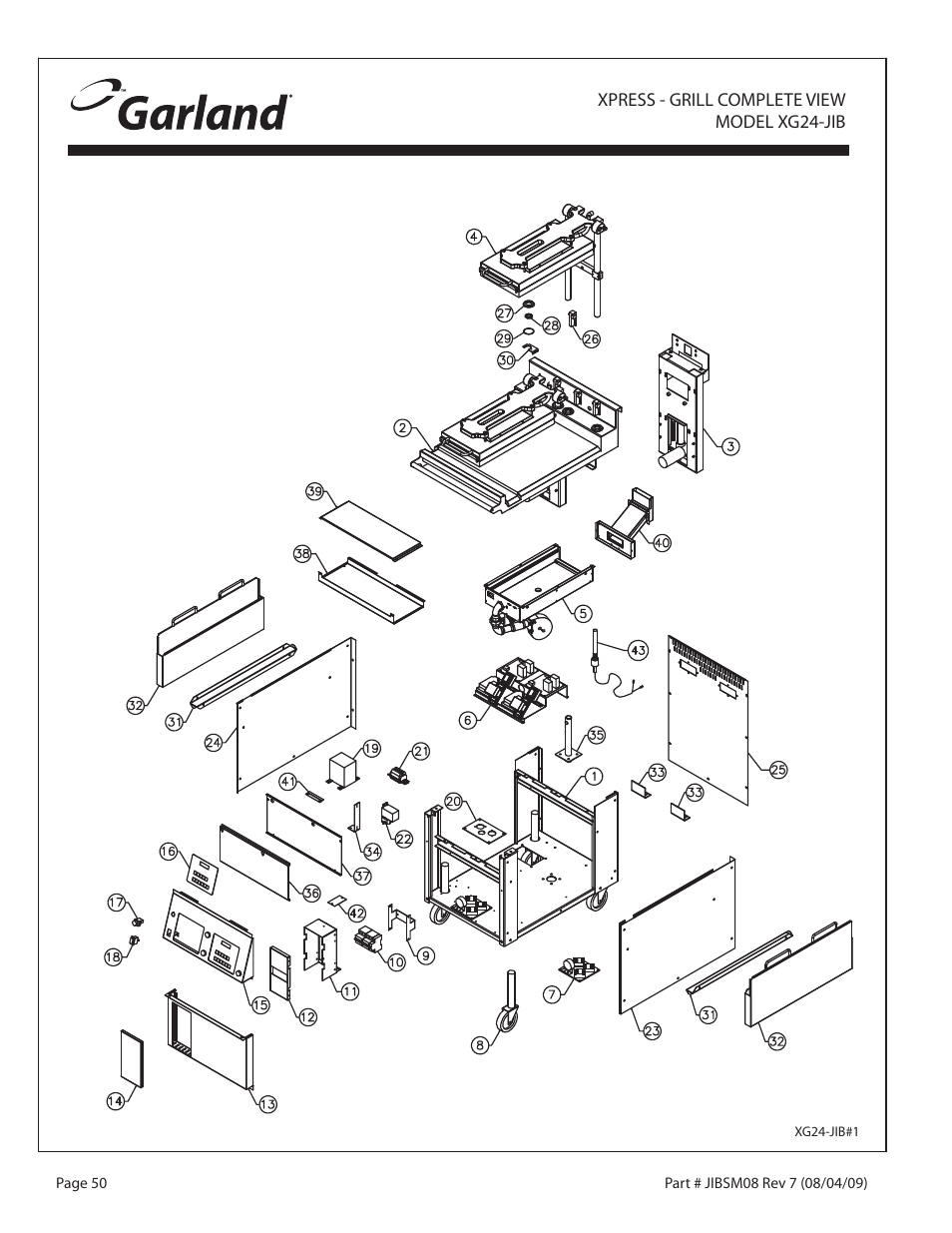 Garland JACK IN THE BOX XG36-JIB User Manual | Page 50 / 88