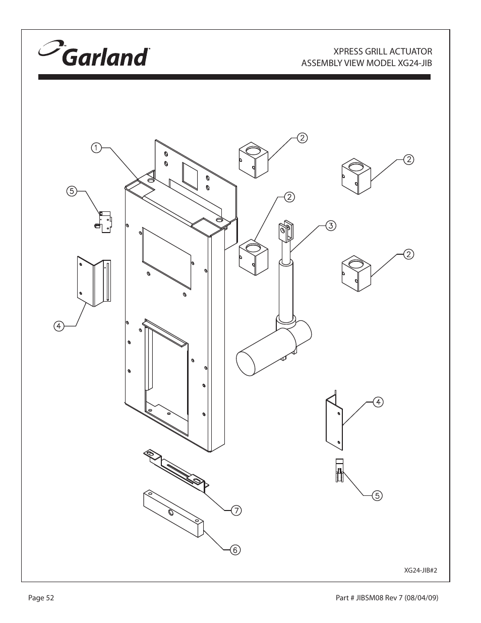 Garland JACK IN THE BOX XG36-JIB User Manual | Page 52 / 88