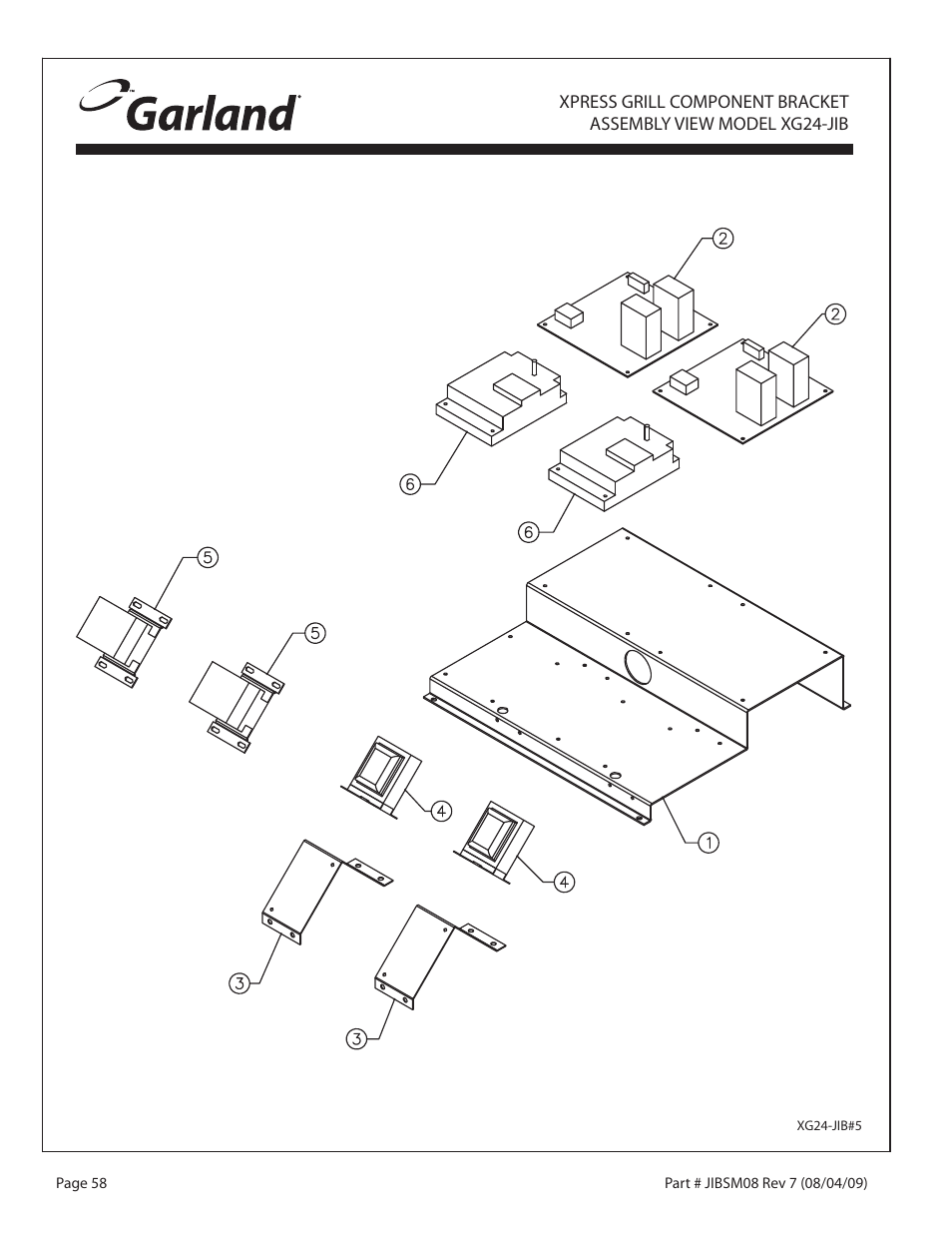 Garland JACK IN THE BOX XG36-JIB User Manual | Page 58 / 88