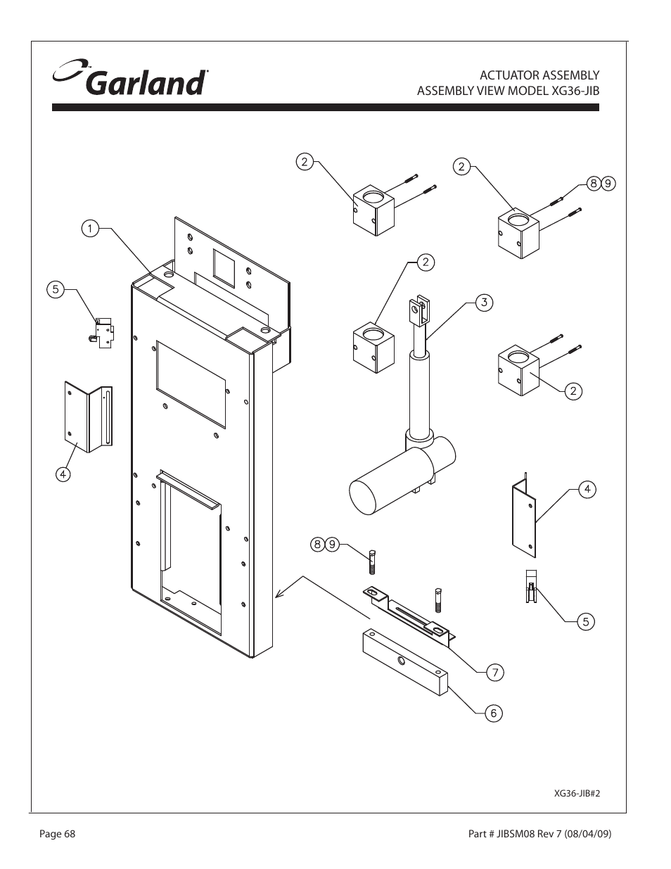 Garland JACK IN THE BOX XG36-JIB User Manual | Page 68 / 88