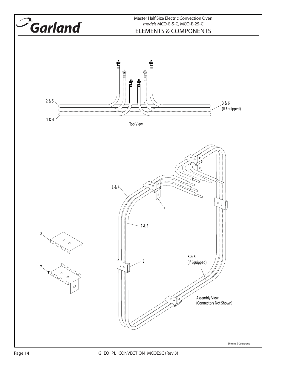 Elements & components | Garland MCO-E-5-C User Manual | Page 14 / 22