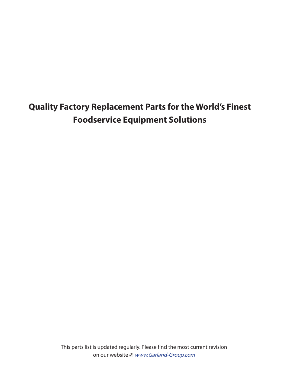 Garland MCO-E-5-C User Manual | Page 2 / 22